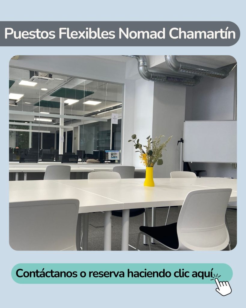 Coworking puestos flexibles o hot desk Zona Chamartin