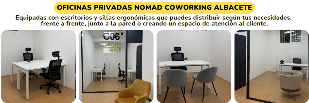 Alquiler de oficinas amobladas Albacete